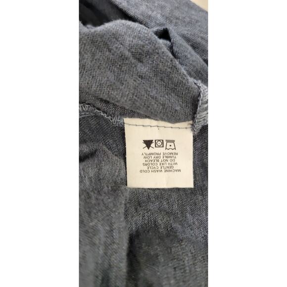 Lanston by Revolve Boyfriend Mini Dress Long Sleeve Gray Size Medium - Picture 6 of 8